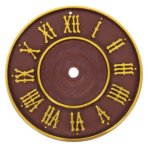 HEALLILY Antique Clock with Roman Numerals Dial Vintage Design for Living Room Bedroom Installation Accurate Timekeeping Craftsmanship