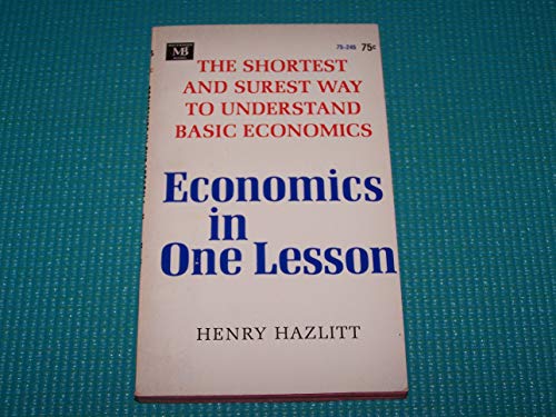 Economics in One Lesson B001R1ODO0 Book Cover