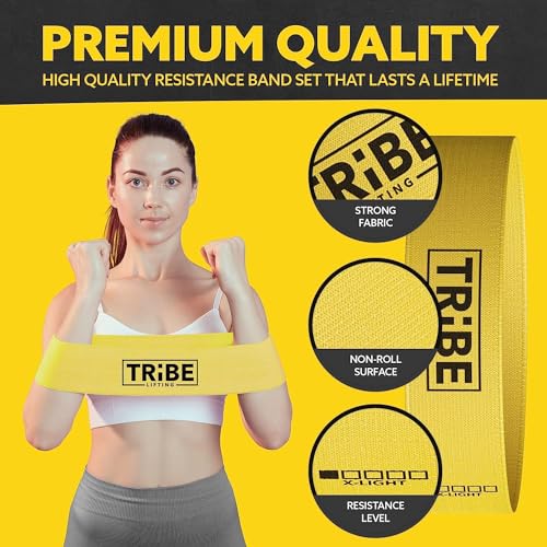 Tribe Lifting Fabric Resistance Bands For Working Out thumb #5