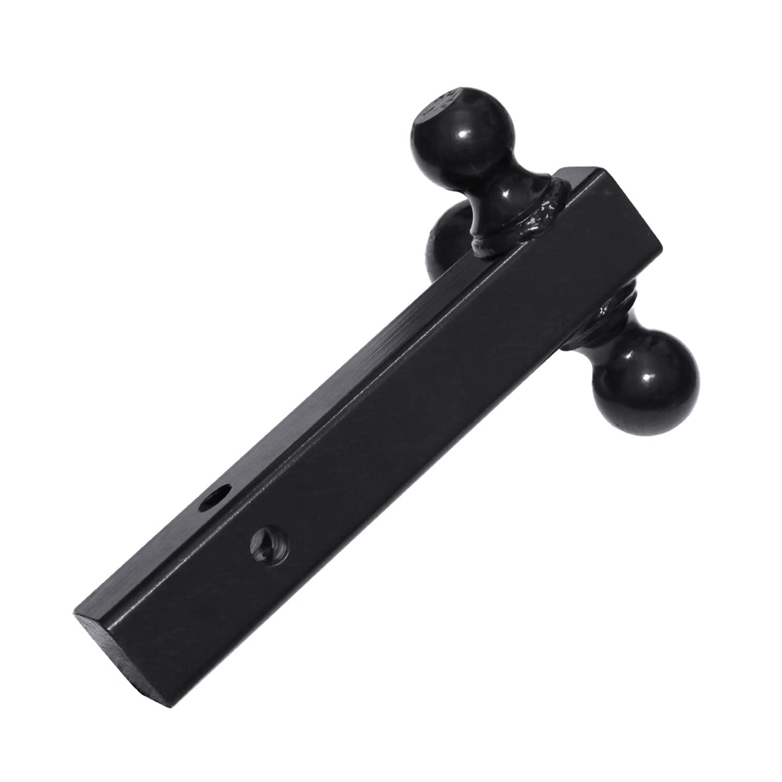 Zaczep do przyczepy, TRI-Ball Mount Trailer Hitch Class 2 3 i 4 pasuje do 2" Odbiornik do pickup SUV. Ciężkie obciążenia czarnej stałej rurki