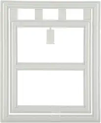 Zerodis Plástico -Hau -hunde Doger Katorentür ímã Simplesmente Controla o Aba Seguro para o Portão da Tela (L estilo de dia)