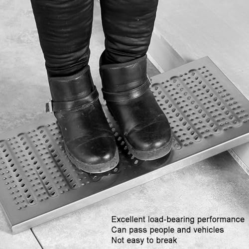 Grille d'évacuation des eaux pluviales en acier inoxydable