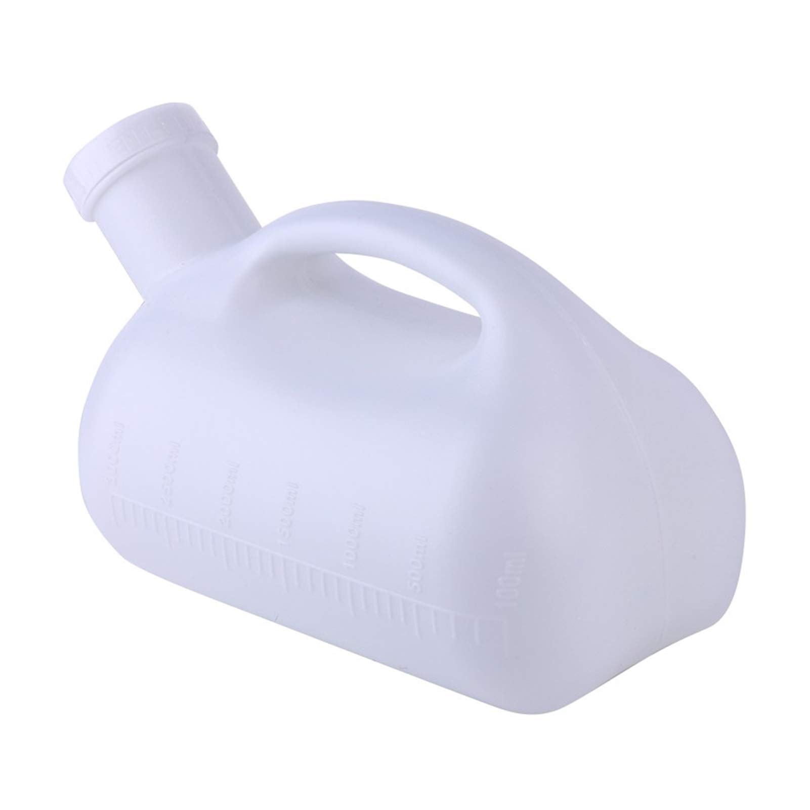 HYQOUKLR Male Portable Travel Pee Bottles, Men's Urinal 3000ml ABS Blue 20x11cm