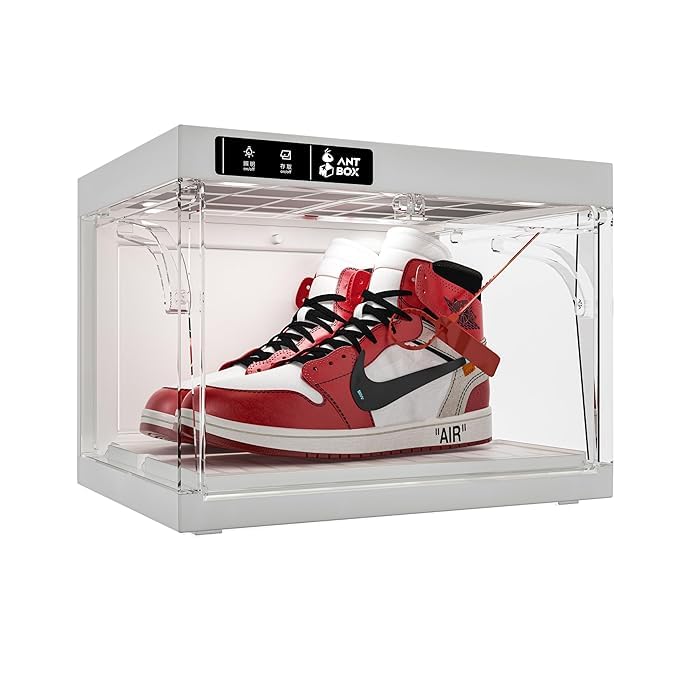 ANTBOX Smart Control Display Case | Remote Controlled & Automatic Open/Close & LED Lights| Multipurpose Sneaker Boxes Storage & Crates| Ideal for Toys, Collectibles| Perfect for Showrooms & Gifts-image-24