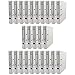 Netuno 25x Ordner Aktenordner weiß 2-Ringordner Ekobox folder organiser 5cm A4 schmal aus Pappe Karton für Büro Regal Mappen office Schreibtisch