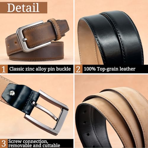 Personalized Engraved Leather Belt for Men Custom Belt for Him with Name Belt for Husband Fathers Anniversary Birthday Gifts3