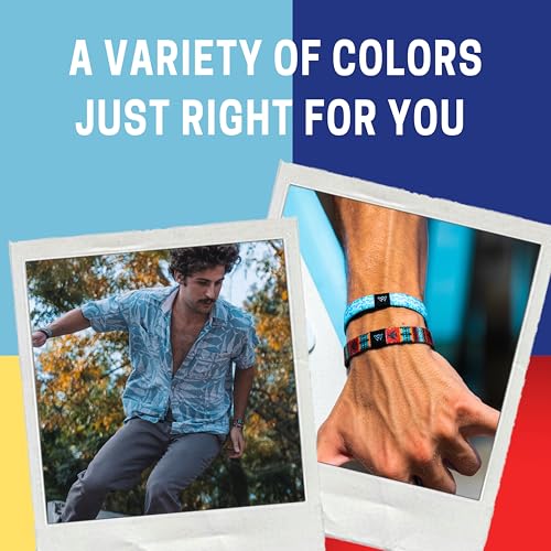 Hang Loose Bands - Colored Stretch Bracelet for Men Women & Teens - Summer - Boho Solid Color Wristband – Friendship Bracelets - Surfer Wrist Band3
