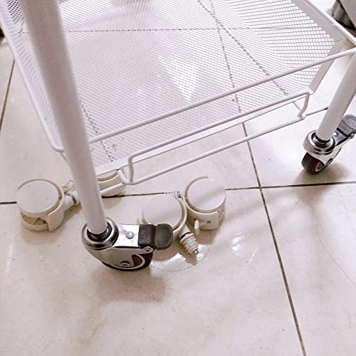 Roulettes pivotantes silencieuses avec frein pour stopper les rayures - 8