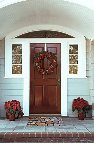 Miniatura 2 de Tapete para puerta delantera, tapete de entrada impermeable, tapete rascador de zapatos, alfombra de patio de 18 x 30 pulgadas, alfombra de patio,