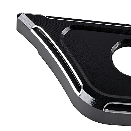 Kit de Cubierta para Pestillo de Alforjas Negro para Harley Electra Street Glide 14-18, aluminio mecanizado CNC con diseño anodizado cromado miniatura 6