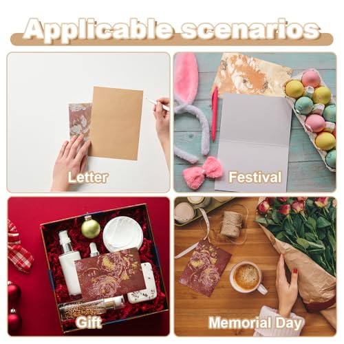 ZSUIQIN 28 Stück Mini-Umschläge, Briefumschläge ohne Fenster, Kleine Briefkuverts, Geeignet zum Versenden von Visitenkarten, Antwortkarten, Fotos, Grußkarten, Weihnachtskarten