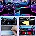 Interior Car LED Strip Lights, RGB 10 in 1 Dynamic Dreamcolor Chasing Acrylic LED Lights for Car, USB Powered Ambient Lighting Kits with Wireless APP, Sound Active Function Car Neon Lights (10 in 1)