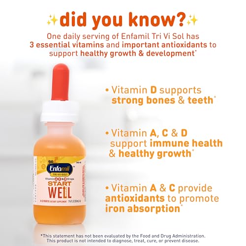 Enfamil Tri-Vi-Sol Infant Multivitamin Drops, Baby Vitamins, 50mL - image 3