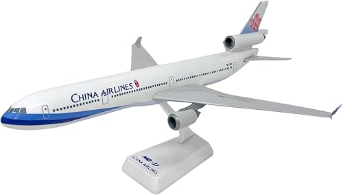 Flight Miniatures China Airlines MD-11 Escala 1:200 - Modelo de avión de plástico Snap-Fit - Replica coleccionable de China Airlines Aircraft Parte