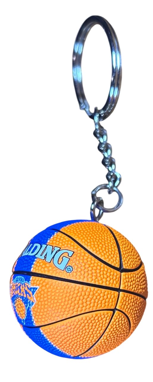 Generico Portachiavi knick palla basket arancione blu uomo donna bambino accessorio zaino fan idea regalo