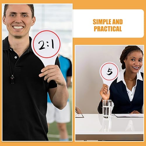 Gadpiparty 2stücke Anzeigetafeln Handgehalten Anzeigetafeln Trockenes Löschen Paddel Beschreibbar Paddel