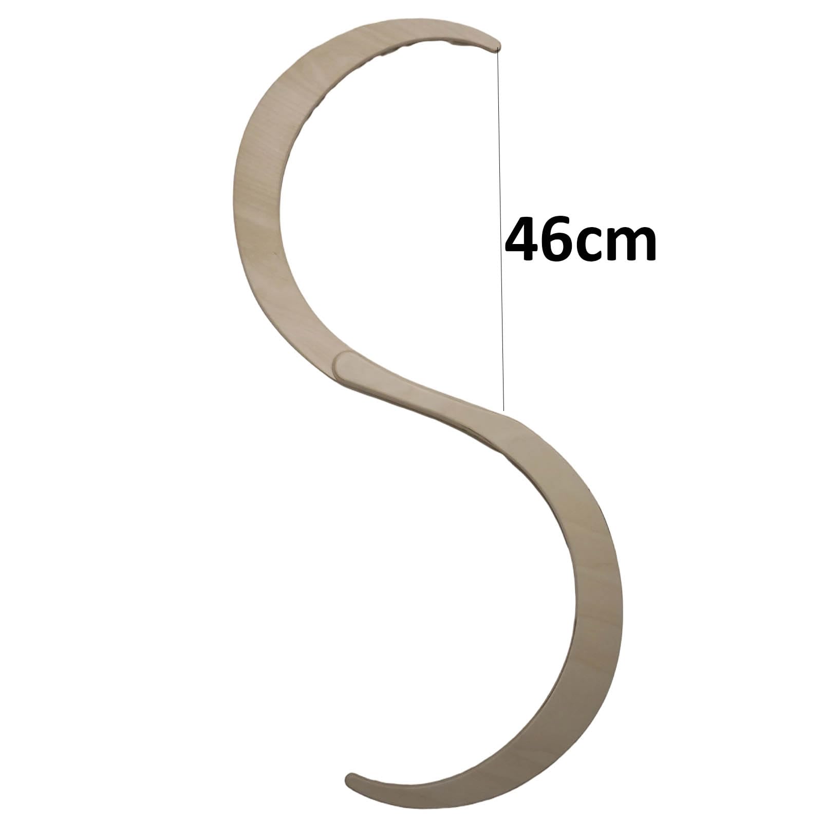 Wood Crafts Buugeng Juggling S- Staff S- Staves Bugeng Fatto a mano 2 PZ Pieghevole