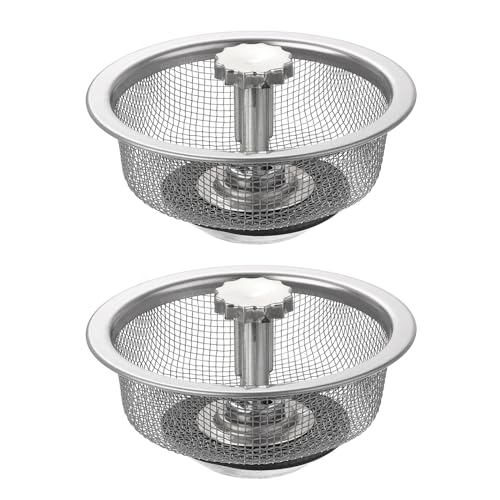Colador para fregadero de cocina de acero inoxidable