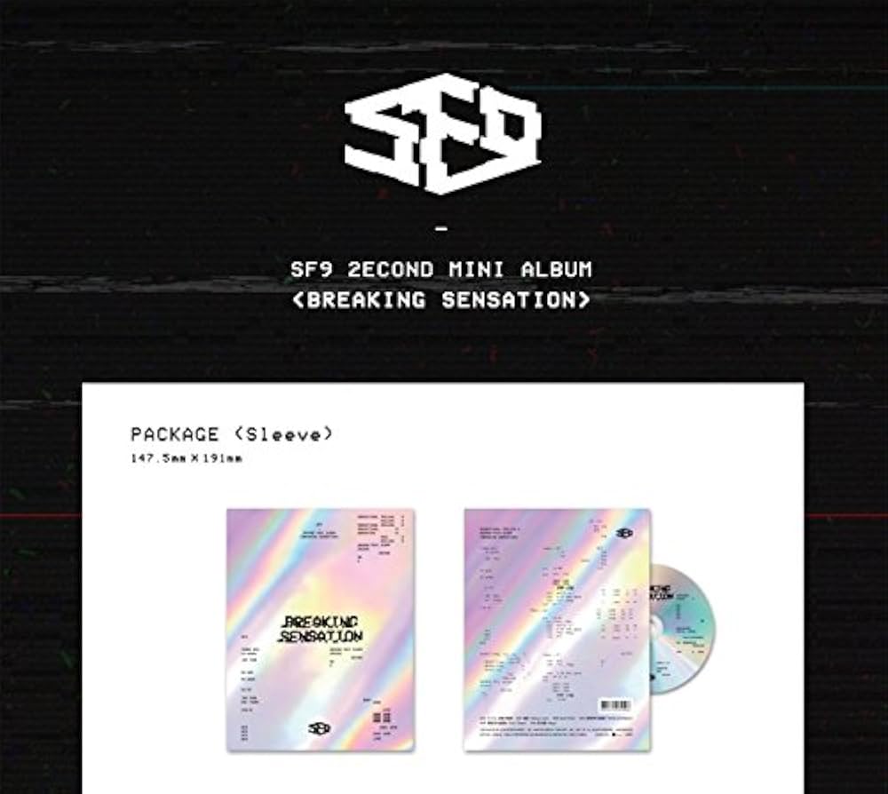 SF9 BREAKING SENSATION サイン入り SF9 - SF9 [BREAKING SENSATION] 2nd Mini Album CD+Photobook+