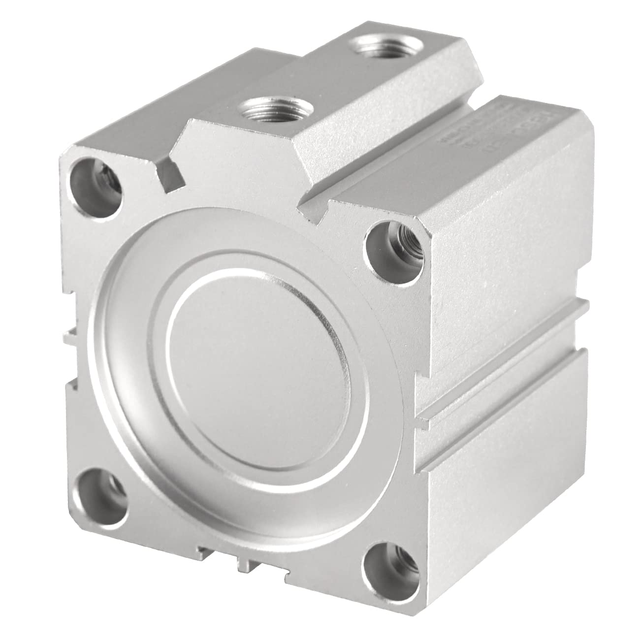 Heschen Cilindro Pneumatico Compatto in Alluminio, SDA 63-30, alesaggio 63mm, Corsa 30mm, Attacco PT1/4'', Doppio Effetto