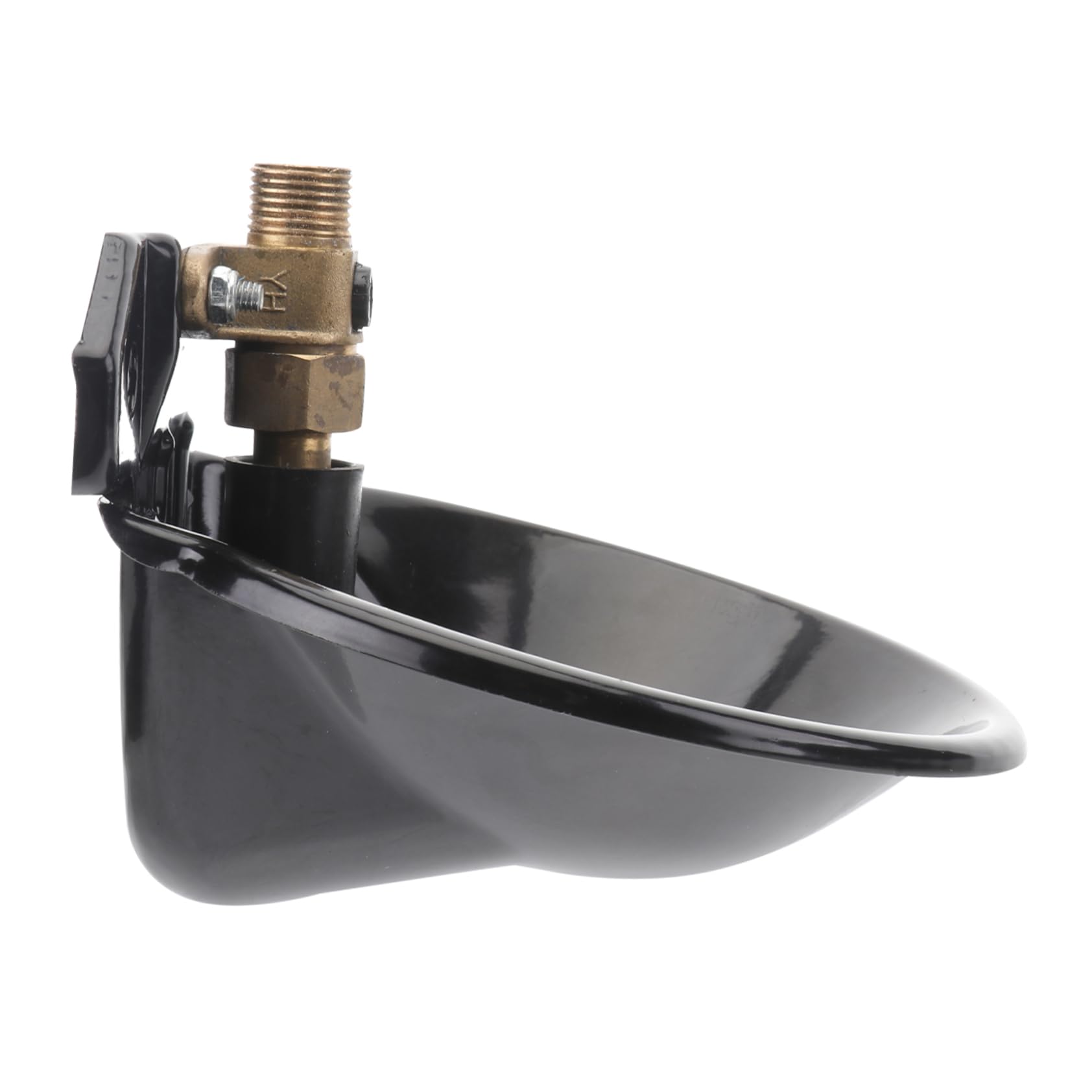 Bebedero Automático Negro Ovejas para Hierro y Cobre para Granja | Nivel de Agua Estable, Resistente Oxidación, Uso en Campo, Compatible Vacas y Cabras