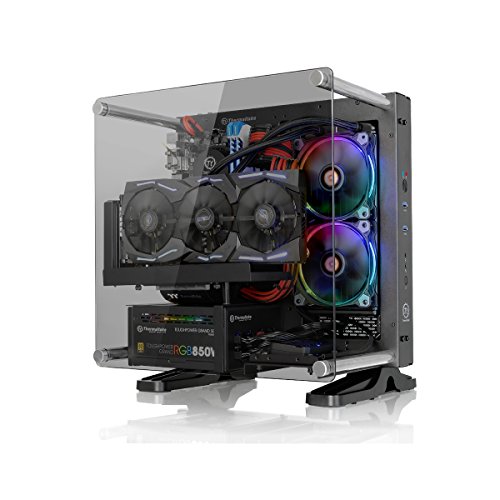Gabinete TT Core P1 TG Black/Wall Mount/Tempered Glass, Thermaltake, CA1H900T1WN00