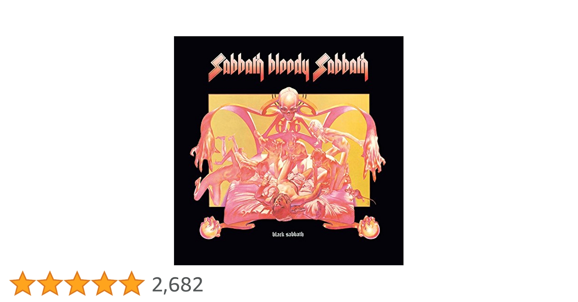 欧LP Black Sabbath Sabbath Bloody Sabbath BMGRM057LP BMG /00260 Black Sabbath – Sabbath Bloody Sabbath – Vinyl (Yellow