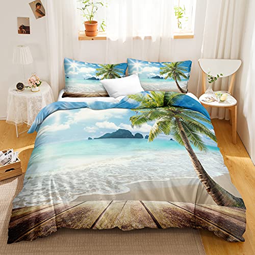 Introducing The Best Palm Tree Comforter Set Perfect For A Tropical Getaway!