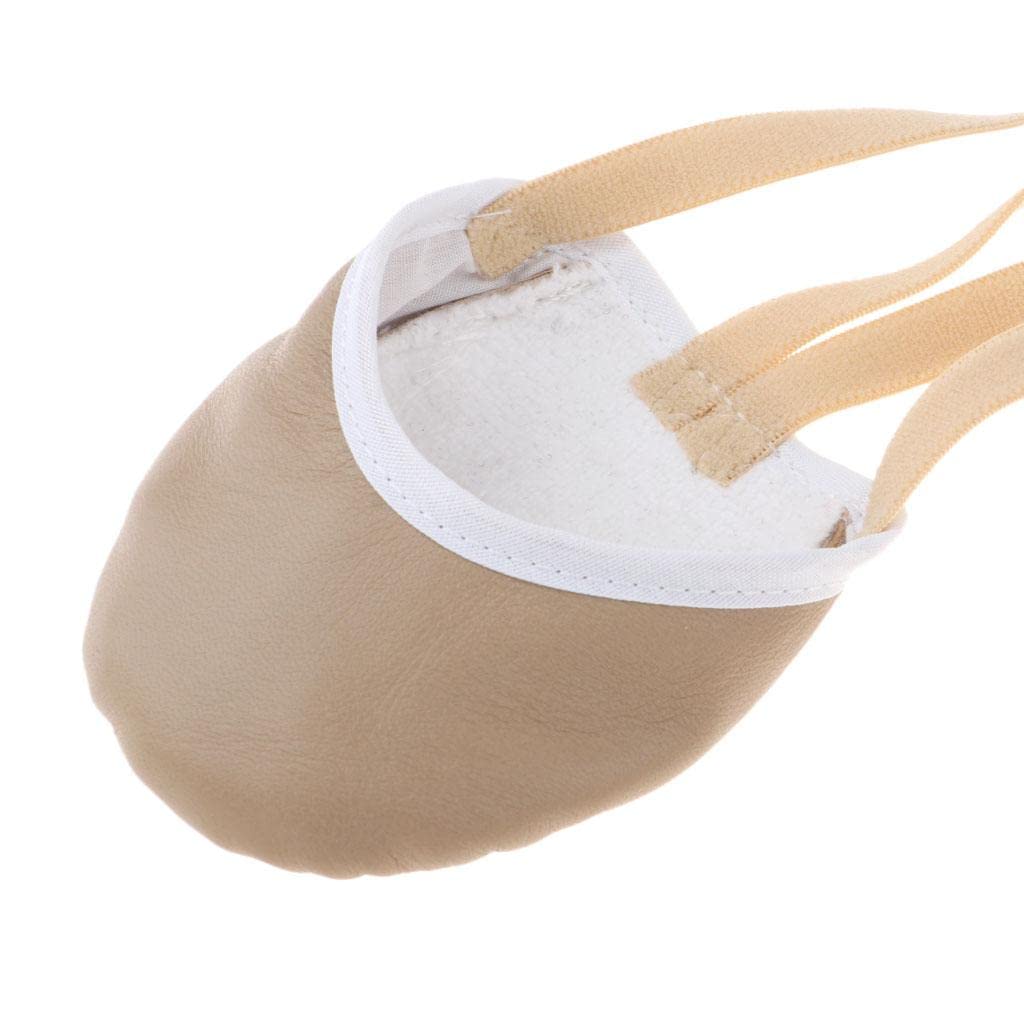 Women Girls Rhythmic Gymnastics Ballet Dance Leather Half Sole Toe Shoes 4X | Sporting Goods | Team Sports | Gymnastics | Clothing | Women