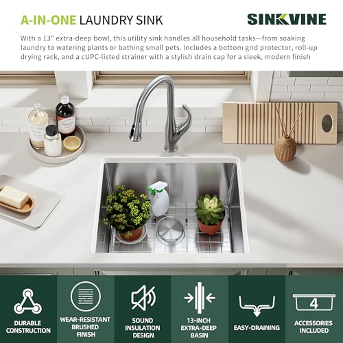 Commercial Stainless Utility Sink