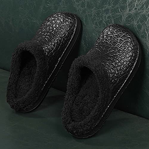 CERYTHRINA Mens Womens Lined Clogs Cotton Lining Indoor Outdoor Waterproof Walking Garden Clogs Shoes Winter Slippers3