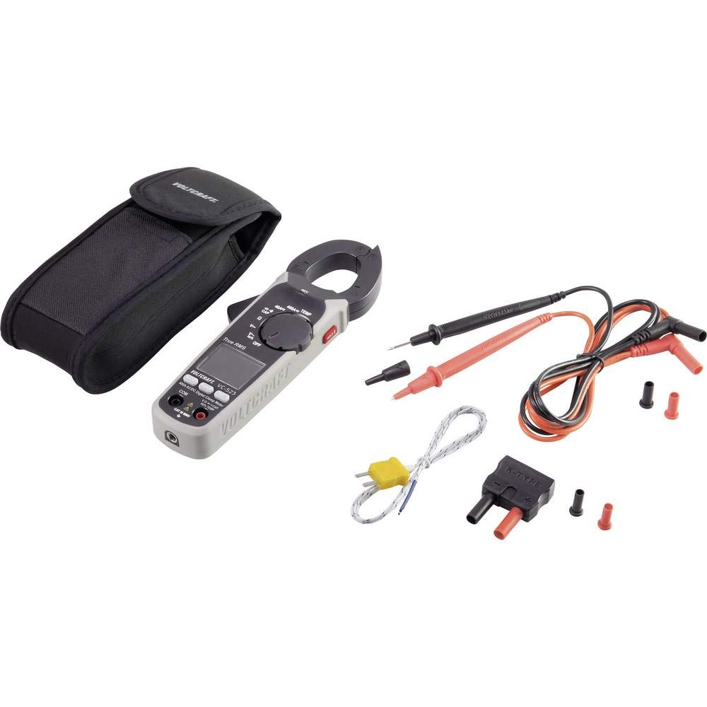 VOLTCRAFT 1899854 VC-9499270 VC-523 Stromzange kalibriert (ISO) digital CAT III 600V Anzeige (Counts): 4000