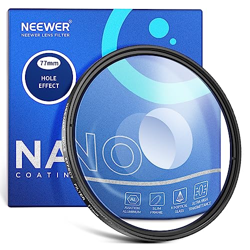 NEEWER 77mm Spiral Halo Camera Lens Filter,...