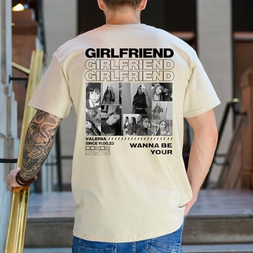 Custom Girlfriend T-Shirt with Face Photo - Personalized Vintage Bootleg Rap Tee - Custom Graphic Wife Husband Shirt - Unique Couple Gifts for Anniversary, Birthday, Valentine’s Day4