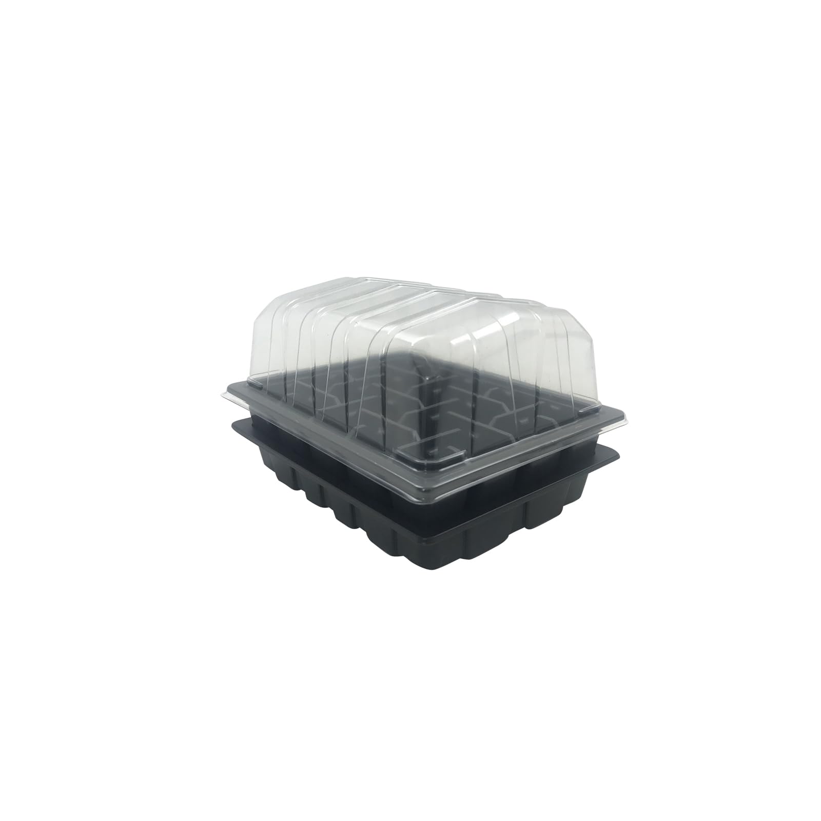 Oakland Gardens 20 Cells Seed Tray Propagator Bedding Pack Sets Plant Plug Inserts Gravel Tray Lid Pack of 1