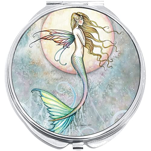 Espejo compacto redondo portátil NewCharms