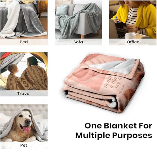 69% Off Romantic Wife Blanket - Warm Hugs Flannel Throw Gift - Image 6