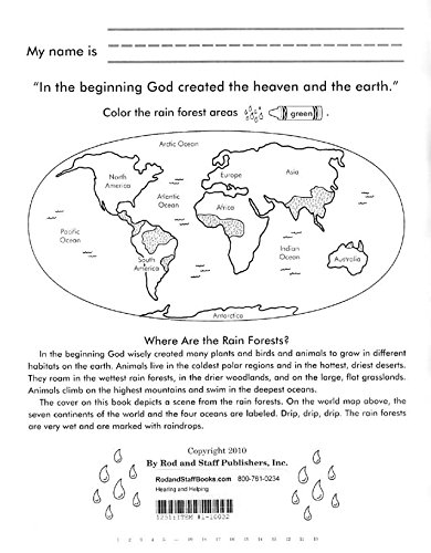 "Hearing and Helping" - Rod and Staff Preschool Workbook G-H-I Series - Image 9