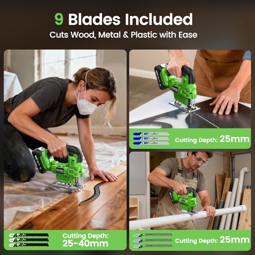 TaskStar Cordless Jig Saw Kit