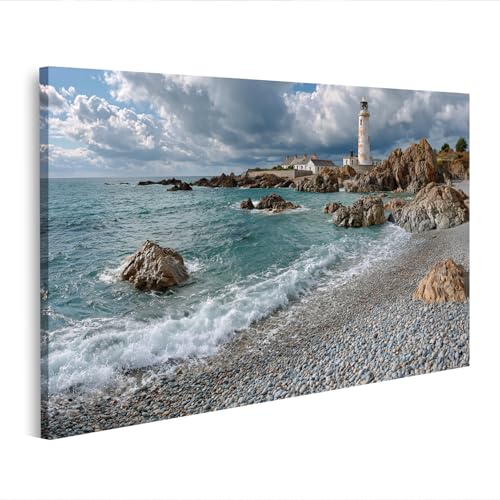 Tableau sur toile phare pour les amateurs de côtes et d'océan