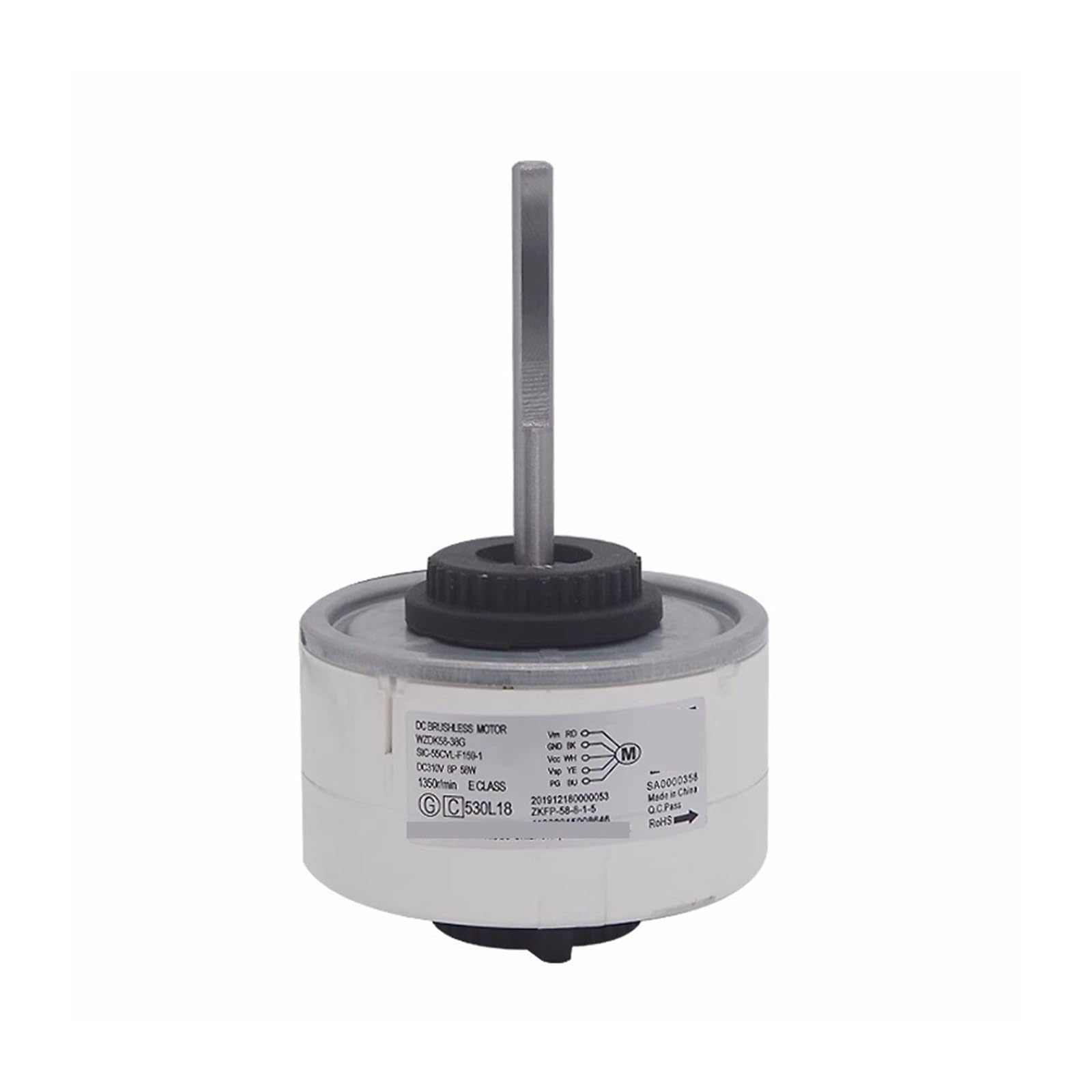 Air Conditioner Motor, Air conditioning brushless DC motor WZDK58-38G fan SIC-55CVL-F159-1