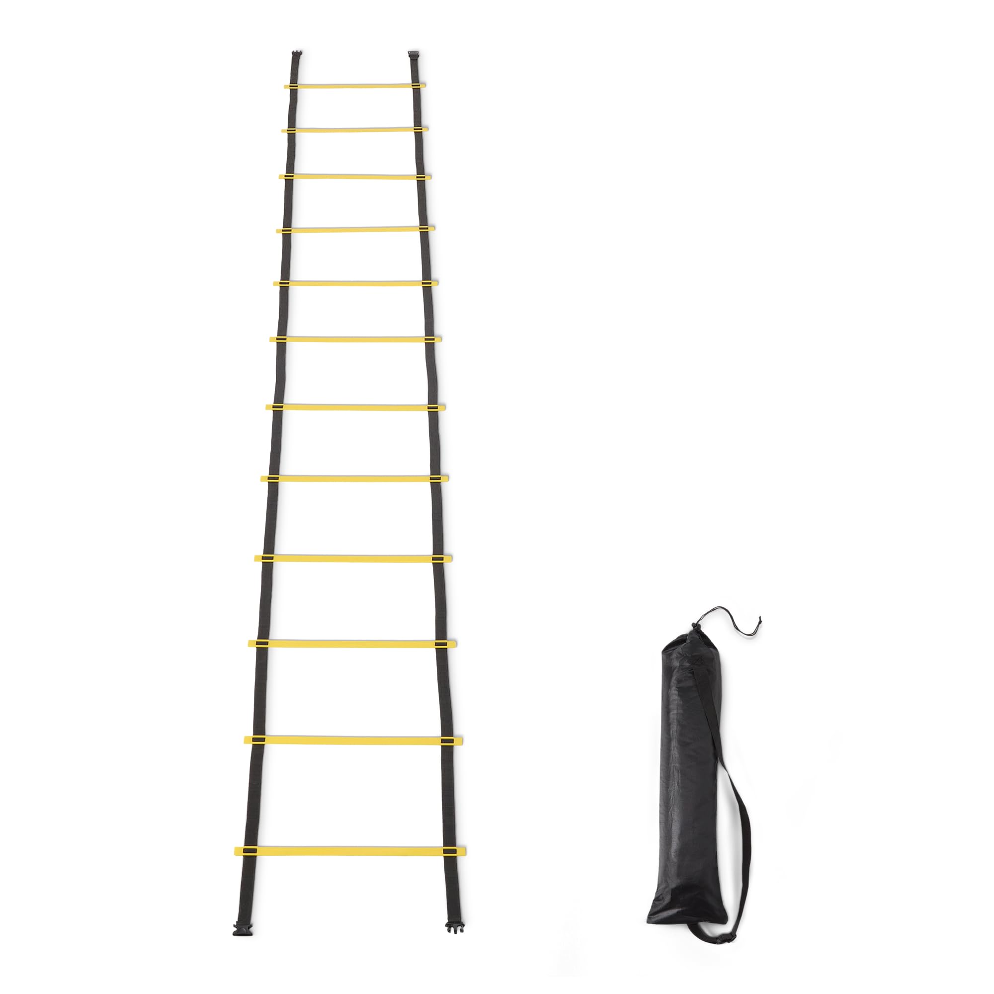 Amazon Basics 20-Foot Speed Agility Ladder with 12 Adjustable Rungs and Carrying Bag
