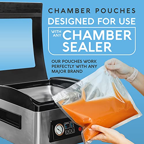 Image of Avid Armor Chamber Vacuum Sealer Bags - 6x8 inch, 8x10 inch & 10x10 inch - 300 Pack - Heavy Duty Commercial Grade, BPA-Free Pouches for Sous Vide, Food Preservation, Meat Storage, Freezing, and Long-Term Storage