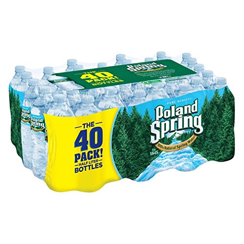 Poland Spring 100% Natural Spring Water (16.9 oz. bottles, 40 pk.)