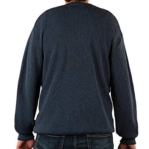 Men's Striped Classic Cool Button Down Cardigan Sweaters - 100% Alpaca Wool3