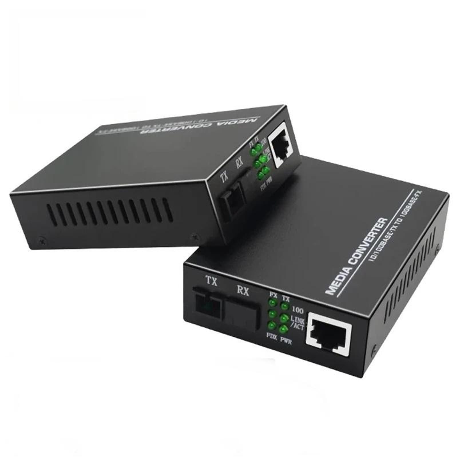 1 paire de convertisseur Ethernet De média à Fiber optique 100Mbps avec une large compatibilité