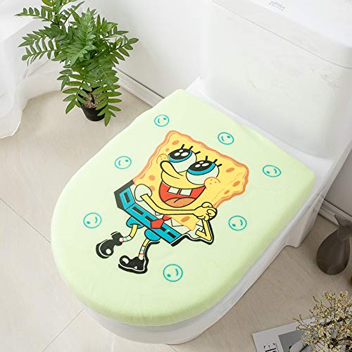 Lanrui WC-Sitz, Sitzkissen, wasserdicht, Haushalt, WC-Stick, Kissenpaste, WC-Sitzkissen, grün, A – Bild 5