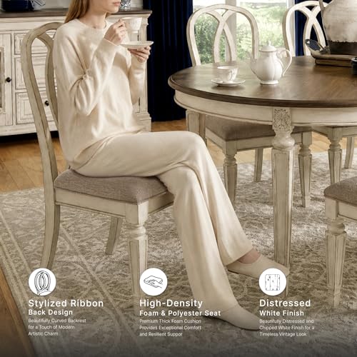 Signature Design by Ashley Realyn Dining Chairs, Set of 2, French Country - image 6