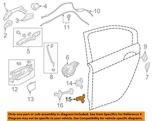 Bisagra de puerta para vehículo Honda 67960-T2F-A01ZZ recambio de metal