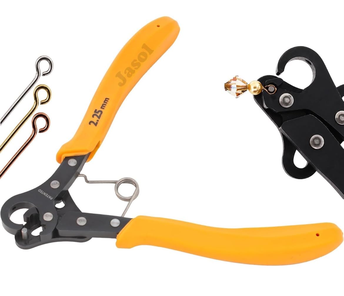 Samees Bliss 1-Step Looper Plier for Jewellery Making 2.25mm | Loops, Trims & Shapes, 18G–24G Wire Compatible, Eye Pin Maker, DIY Earrings & Bracelets, Wire Wrapping Tool-image-2